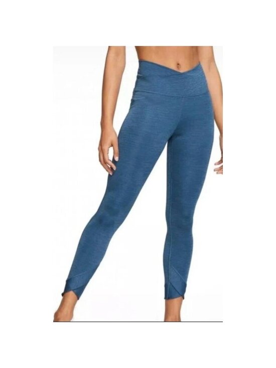 Nike Pants - Nike women's yoga high rise 7/8 leggings featuring a crossover waistband Large